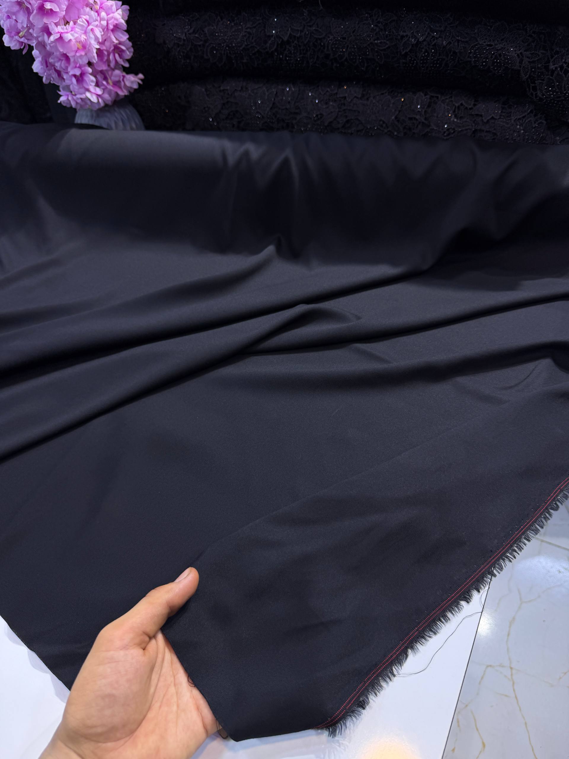 كشمير اسود ساده كابوي